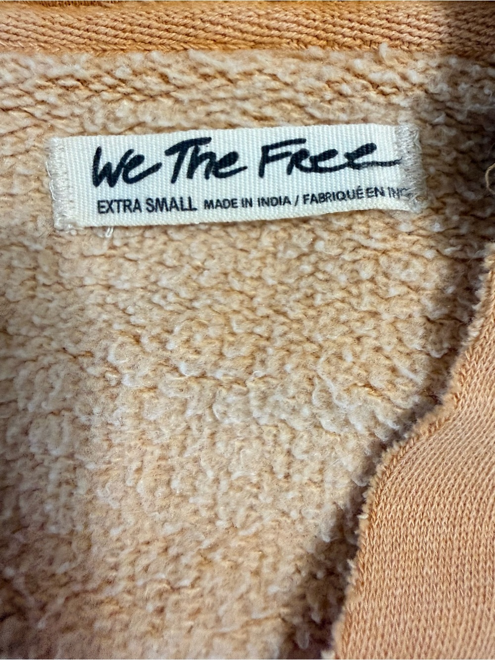 RARE & HTF We The Free by Free People Sha La La Hoodie with Cat Graphics Sz XS - Picture 9 of 11